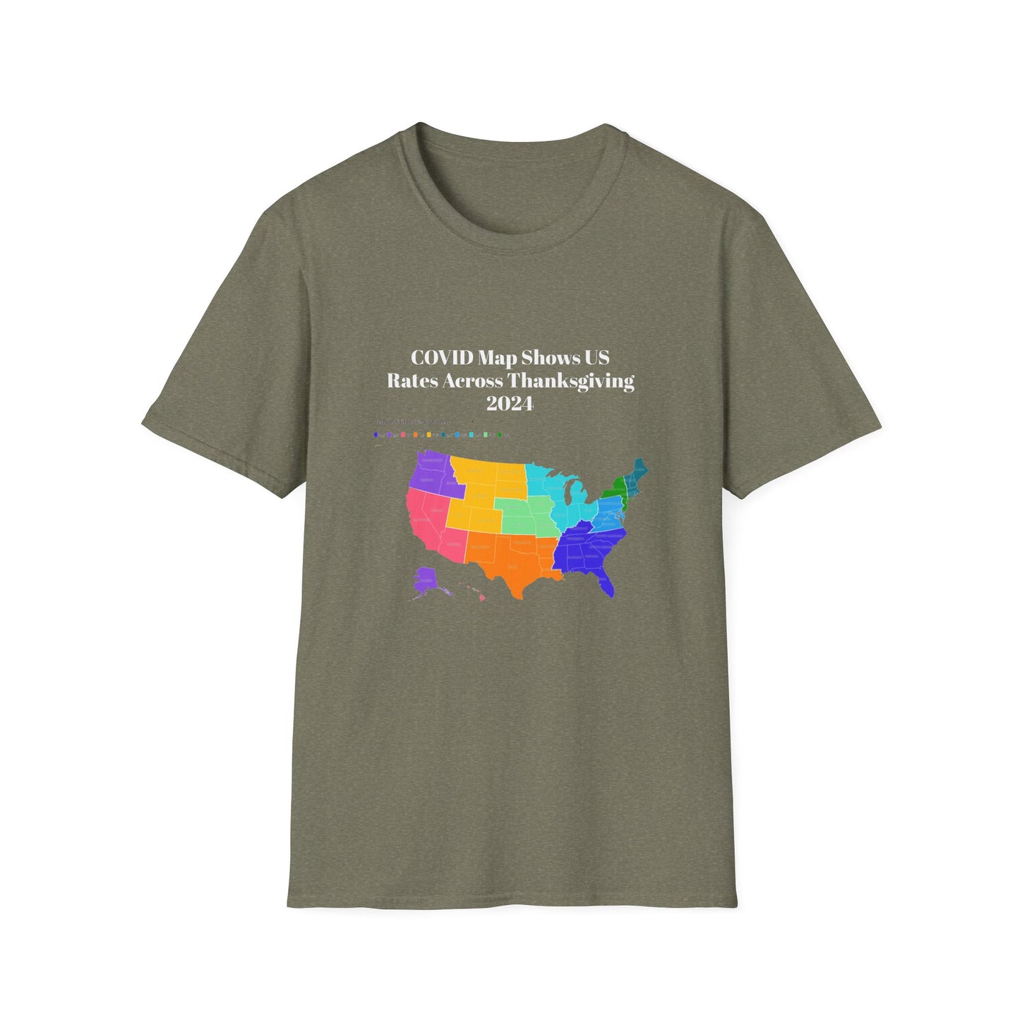 Thanksgiving COVID Map T-Shirt