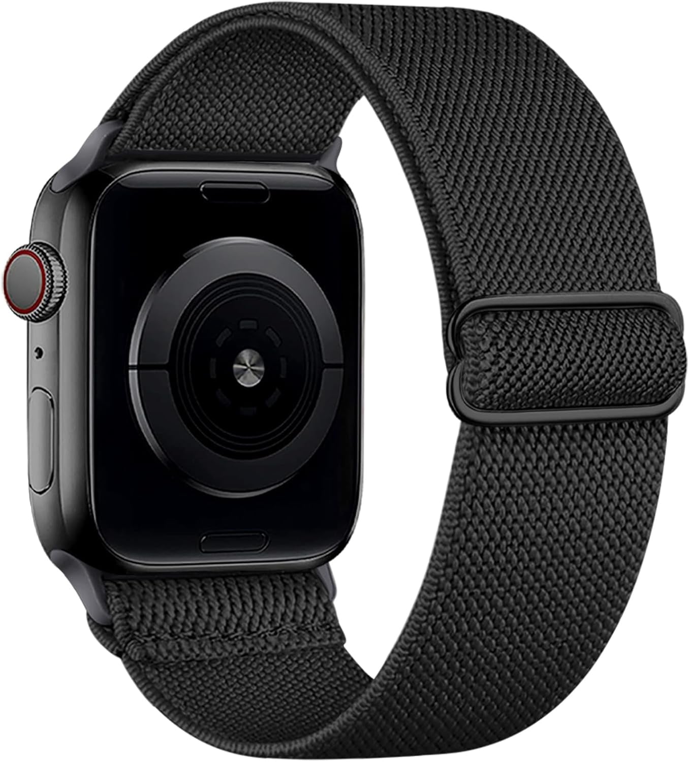 Stretchy Nylon Band Compatible with Apple Watch Series 9 8 7 45Mm 41Mm Ultra 2 Band 49Mm Series 6 5 4 SE 44Mm 40Mm Series 3 2 1 38Mm 42Mm Men Iwatch Bands Womens Elastic Solo Loop Sports Strap
