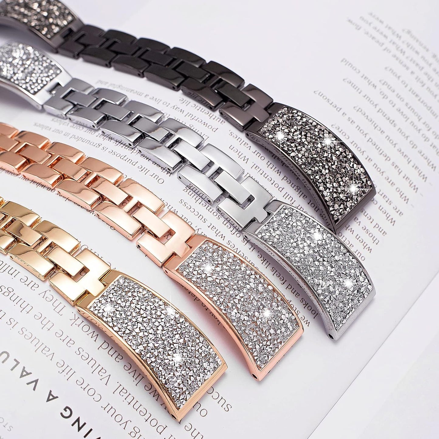 Stainless Steel Metal Band Compatible with Apple Watch Band 38Mm 40Mm 41Mm 42Mm 44Mm 45Mm Diamond Rhinestone Women Bling Bracelet for Iwatch Series 8/7/6/5/4/3/2/1 Ultra SE