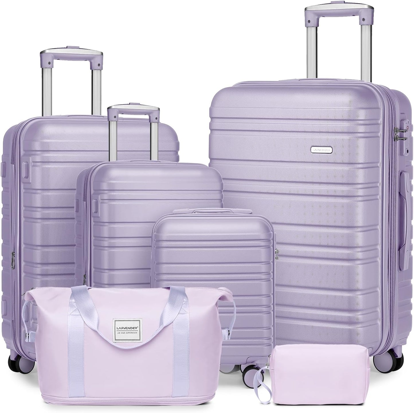 Luggage Sets 3 Piece, Hardside 20 in Carry on Luggage Airline Approved PC+ABS Suitcase Set with Spinner Wheels TSA Lock, Lightweight Rolling Suitcase for Men and Women, Leopard
