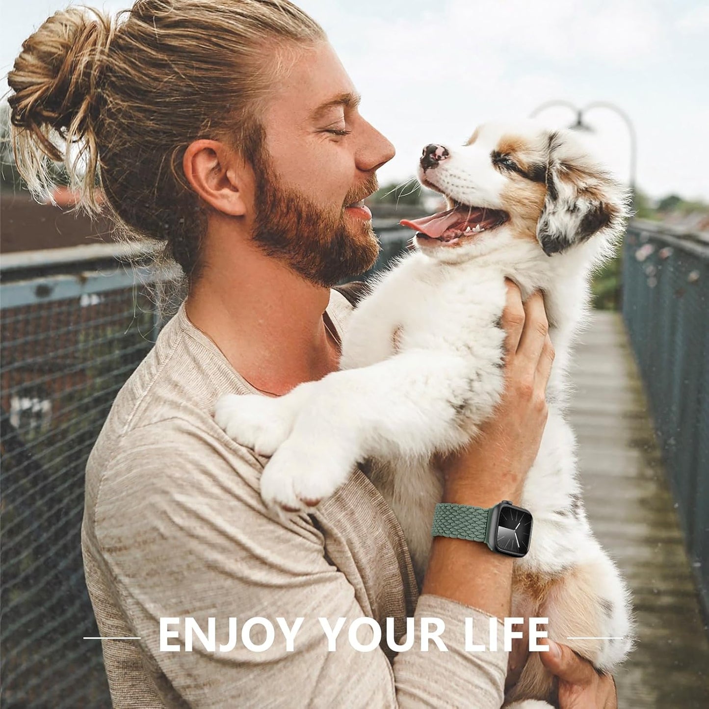 Elastic Braided Band Compatible with Apple Watch 38Mm 40Mm 41Mm 42Mm 44Mm 45Mm 46Mm Women Men, Stretchy Solo Loop Soft Nylon Sport Band for Iwatch Ultra 2 SE Series 10 9 8 7 6 5 4 3 2 1,Cactus