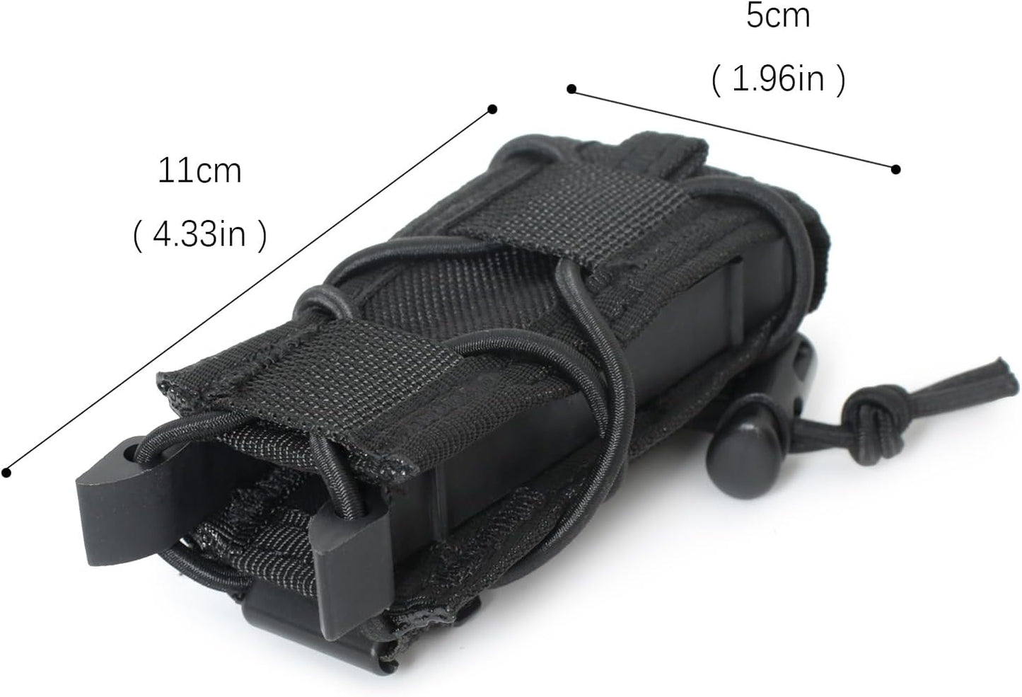 Mag Pouch 9Mm Magazine Pouch Adjustable Softshell Tactical Universal Mag Carrier with Molle Clip for Easy Placement & Removal
