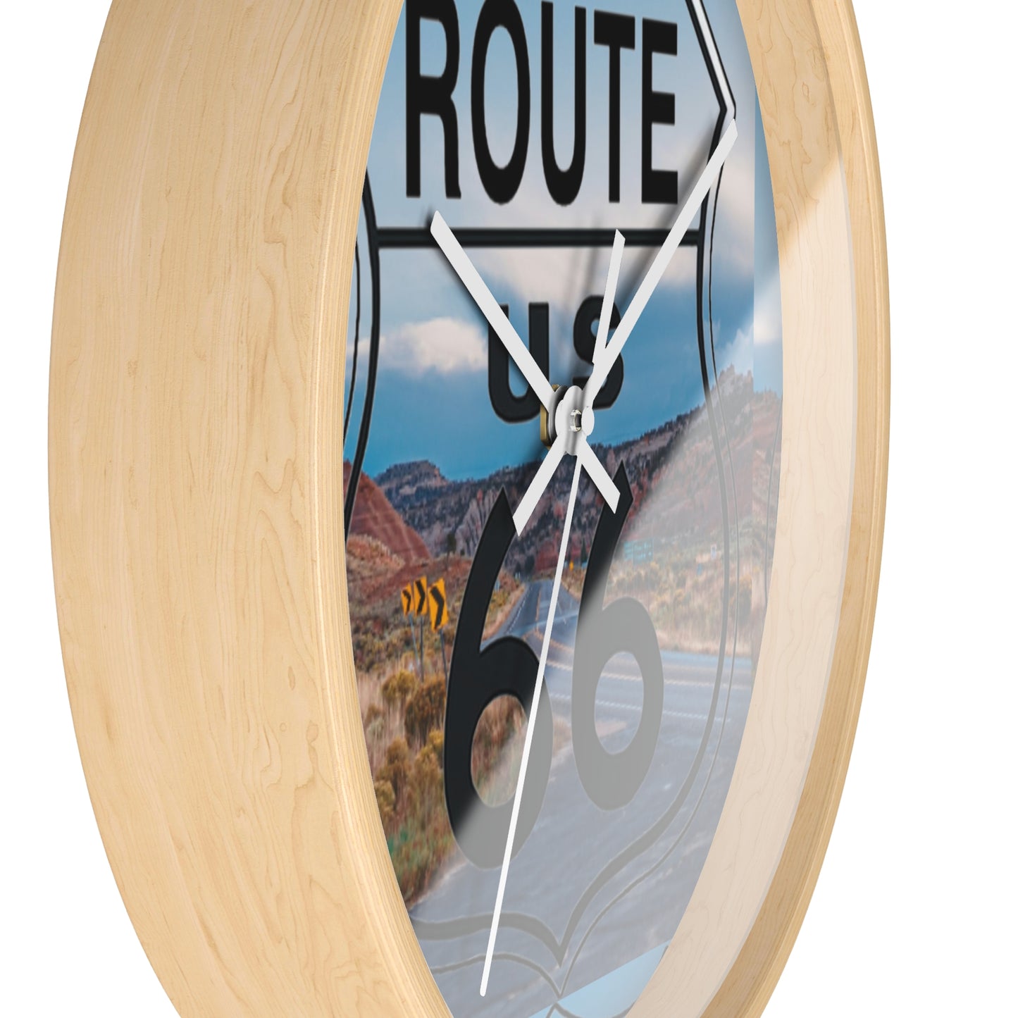 US ROUTE 66 HIGHWAY Wall Clock