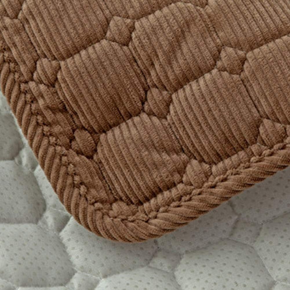 Bay Window Cushion Seat Indoor, Farmhouse Window Seat Cushions Indoor for Bedroom, Non Slip Pads/Bay Window Sill Bench Cushions, 27.55 X 70.86 Inches, Chocolate