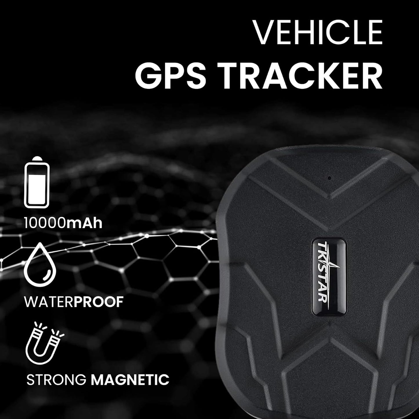4G GPS Tracker for Vehicles NO Monthly FEE Hidden Magnetic GPS Tracker Locator Real-Time Vehicle Tracking Devices with Electric Fence and Anti-Theft Alarm for Car/Motorcycle/Trucks/Fleet/Boat