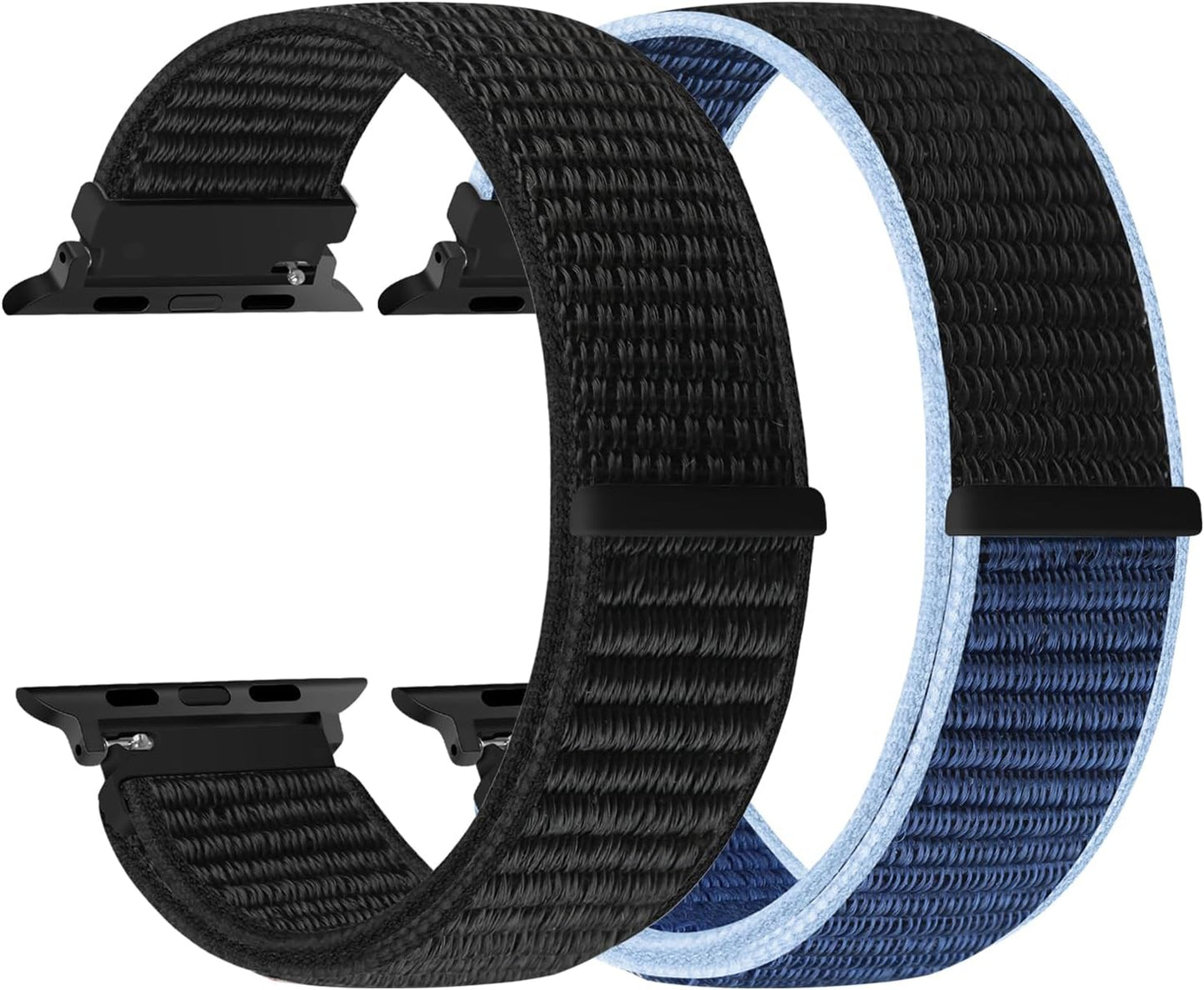 Nylon Sport Band Compatible with Apple Watch Band 38Mm 40Mm 41Mm 42Mm 44Mm 45Mm 49Mm Women Men, Adjustable Breathable Braided Replacement Strap for Iwatch Series 9 8 7 6 5 4 3 2 1 SE Ultra 2/1