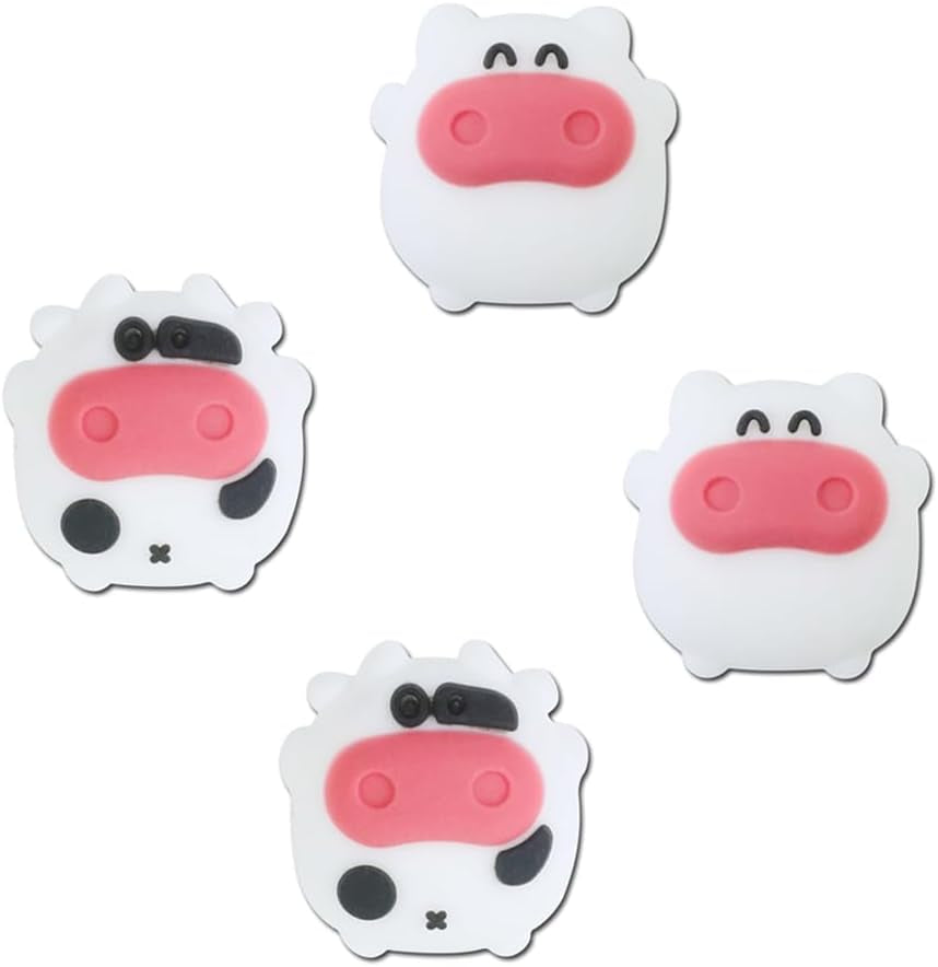 Switch Thumb Grips Caps, Cute Kitty Joystick Caps for Nintendo Switch/Lite/Switch OLED, 4 PCS Thumbstick Cover, Analog Stick Button Cover for NS Joycon Controller Accessories,Strawberry