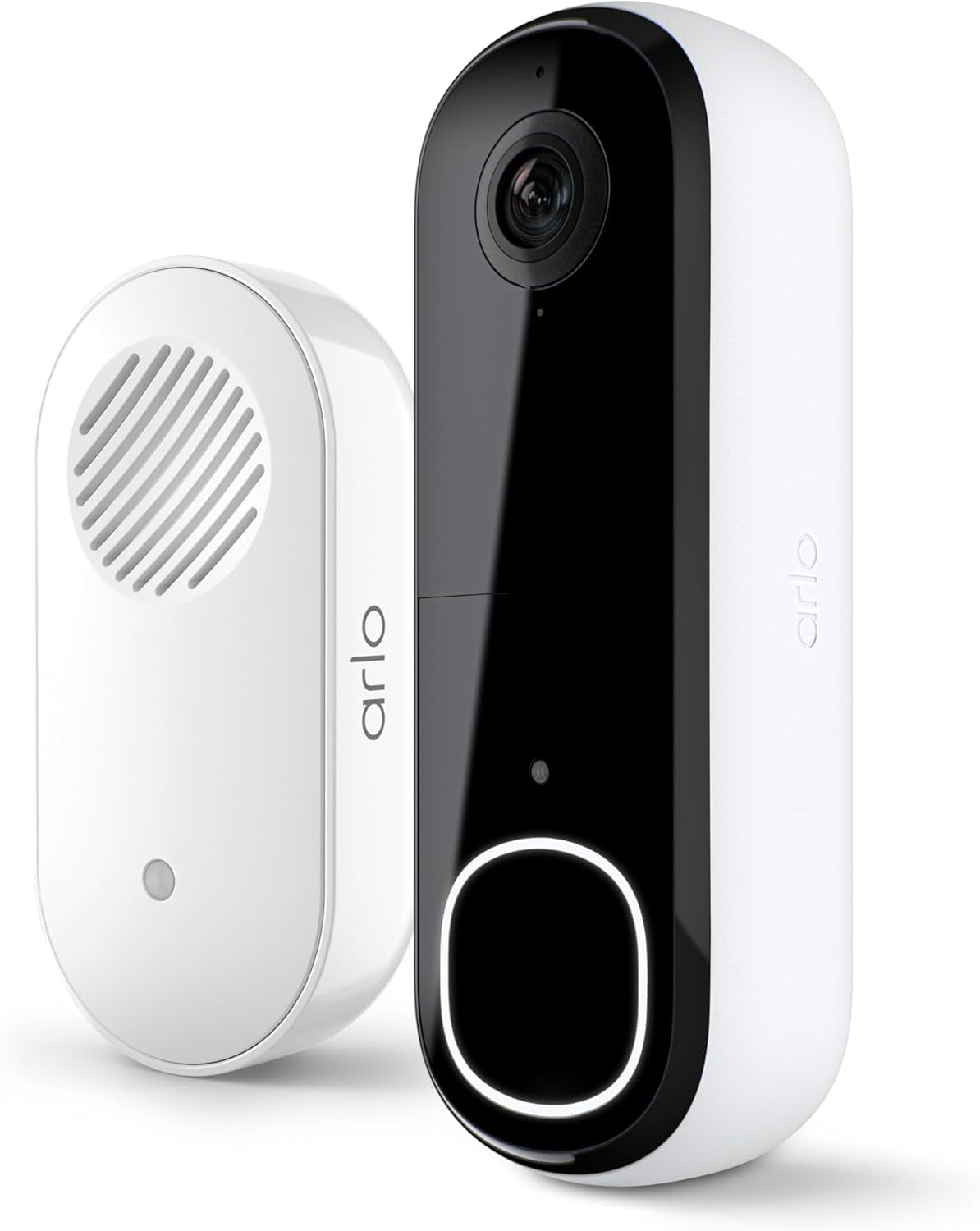 Video Doorbell 2K 2Nd Generation & Chime 2 Bundle, 2K HD Doorbell Camera, 2-Way Audio, Package Detection, Motion Detection and Alerts, Built-In Siren, Night Vision, AVDK4001-100CNS, White