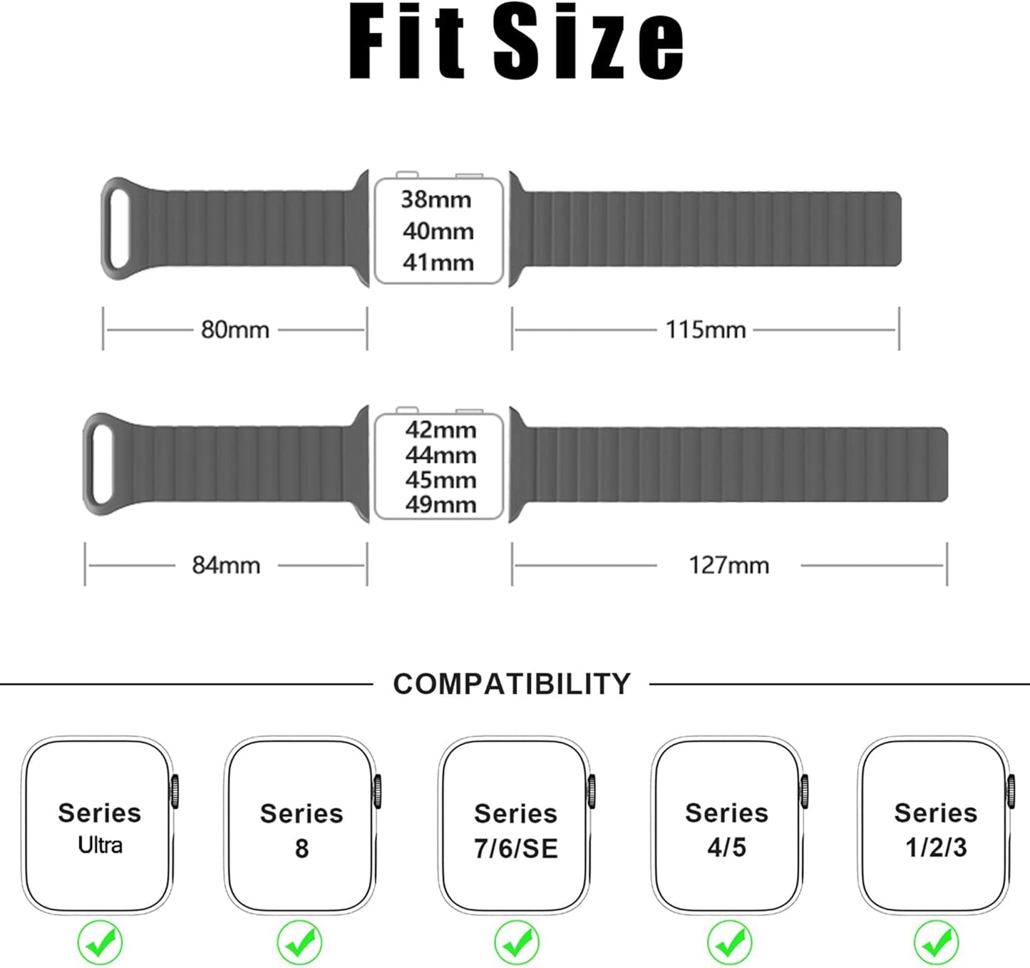 Silicone Magnetic Clasp Sports Band Compatible with Watch Band 38Mm 40Mm 41Mm for Women Men Replacement Strap for Watch SE Series 8 7 6 5 4 3 - Black & Orange