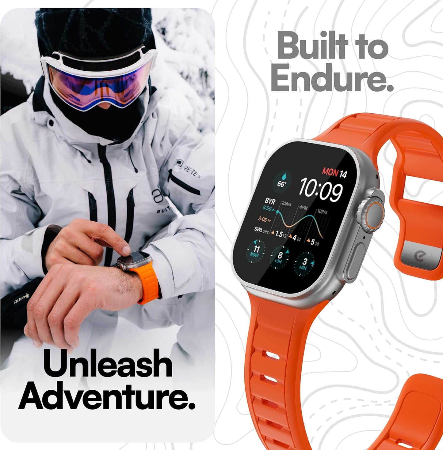 Journey Series FKM Apple Watch Strap
