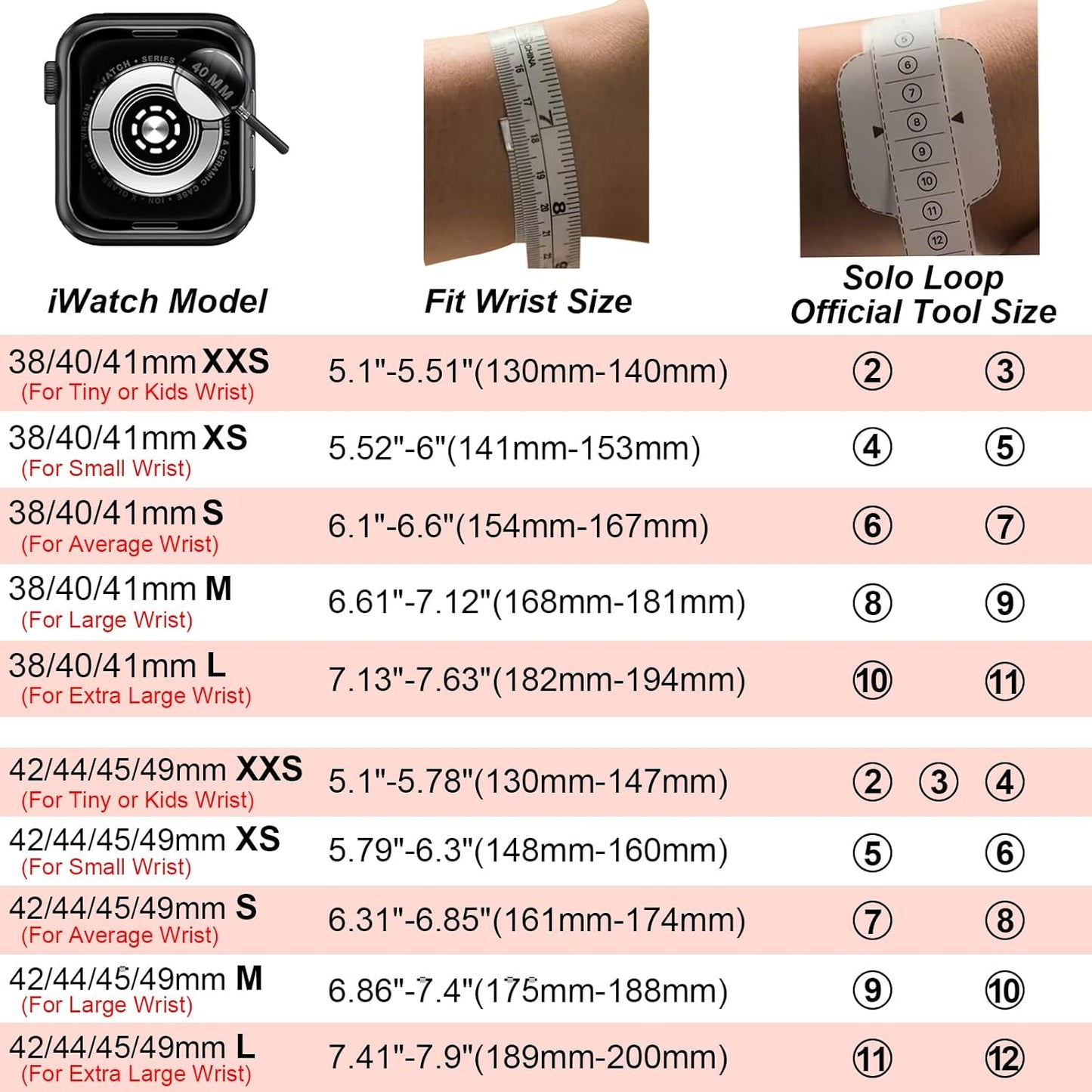 Braided Solo Loop Compatible with Apple Watch Bands 38Mm 40Mm 41Mm 42Mm 44Mm 45Mm 49Mm Women Men, Stretchy Elastic Nylon Sport Strap for Iwatch Bands Series 9/8/7/6/5/4/3/2/1/Se/Ultra