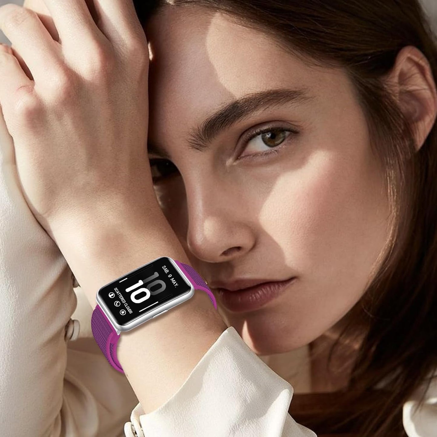 Sport Loop Band Compatible with Apple Watch Bands 38Mm 40Mm 41Mm 42Mm 44Mm 45Mm 46Mm 49Mm Women Men, Soft Stretchy Nylon Solo Loop Bands for Iwatch Ultra/Ultra 2 Series 10 9 8 7 SE 6 5 4 3 2 1