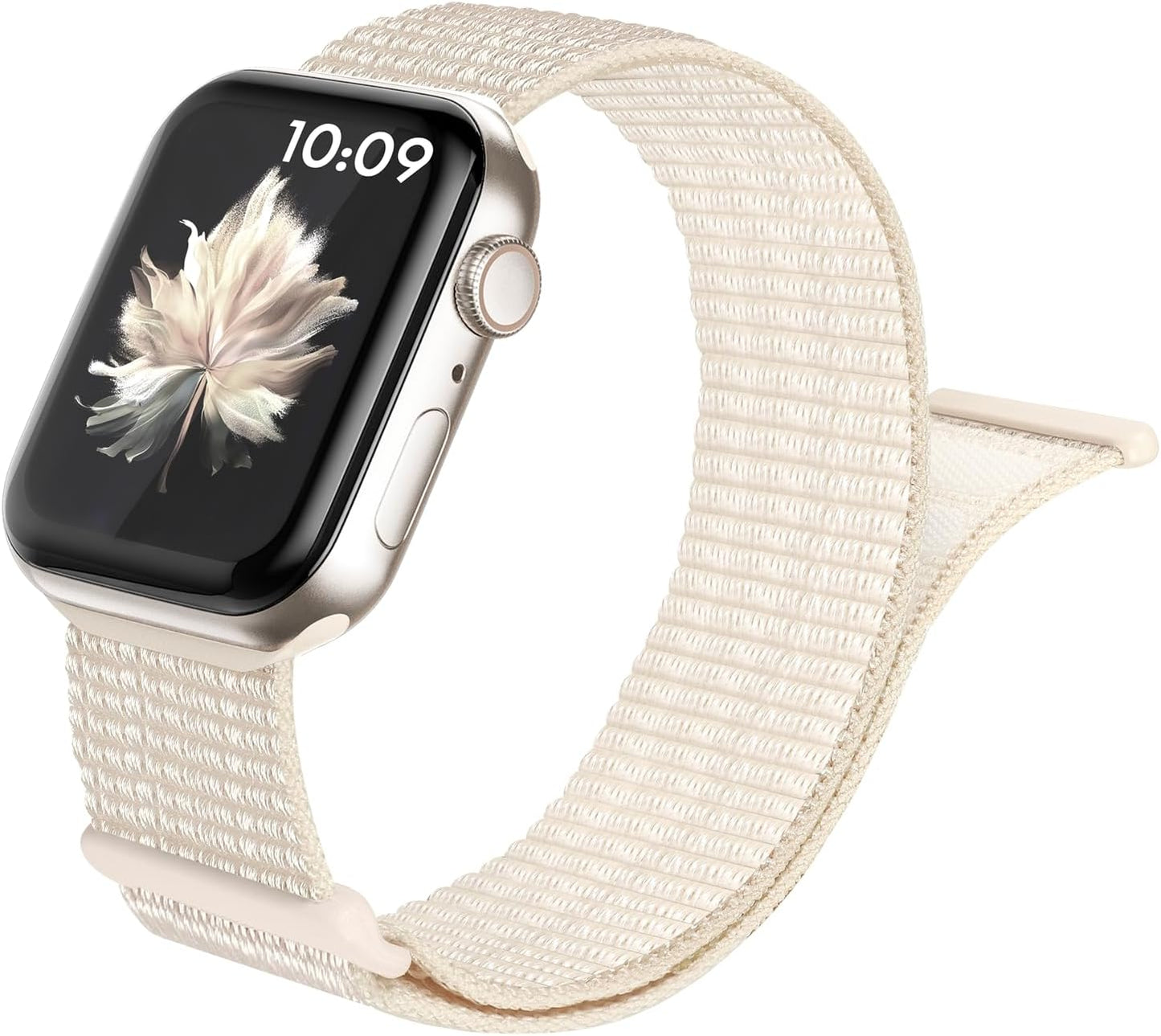Nylon Sport Loop Bands Compatible with Apple Watch Band 41Mm 40Mm 38Mm 49Mm 45Mm 44Mm 42Mm Women Men, Stretchy Breathable Strap for Iwatch Series 9 Ultra 8 7 6 5 4 3 2 SE (38,Startlight)