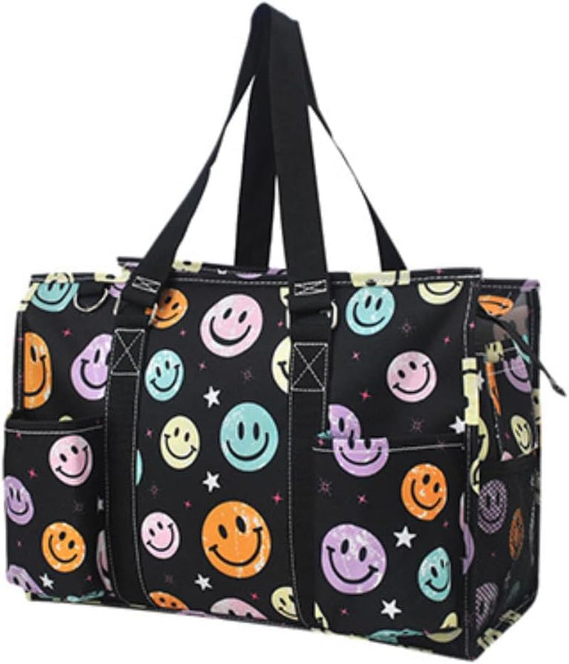 Utility Water Resistant Tote Bag, Top Zipper Closure, Perfect Gifts for Working Women, Nurses, Gym Bag