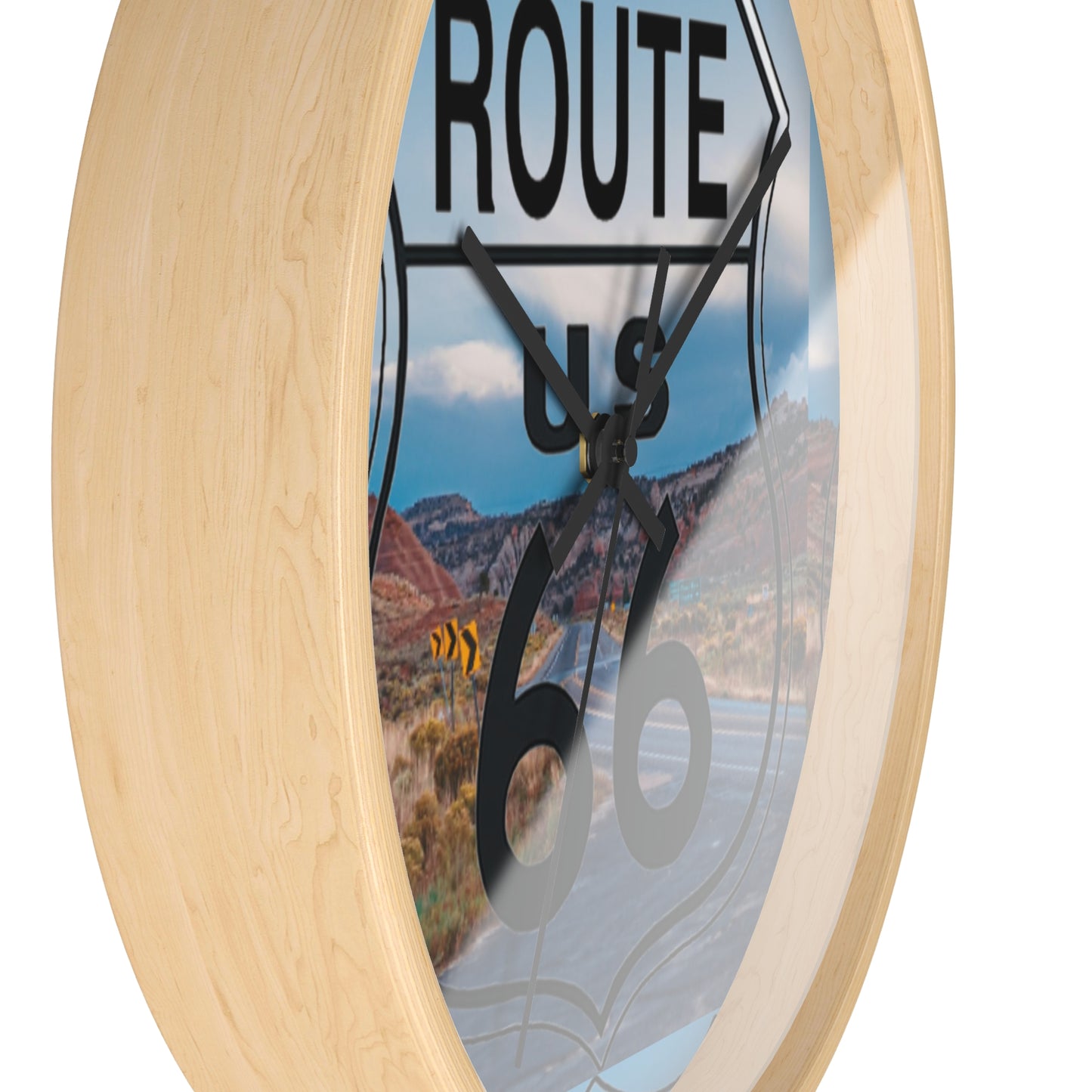 US ROUTE 66 HIGHWAY Wall Clock