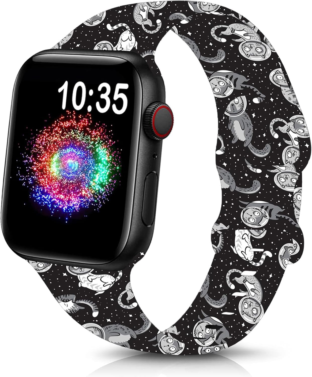 Cute Sport Wristband Compatible with Apple Watch Band 40Mm 44Mm 46Mm 41Mm 45Mm 38Mm 42Mm 49Mm,Soft Silicone Replacement Strap for Iwatch Series 10 9 Ultra SE 8 7 6 5 4 3 2 1 for Women Men