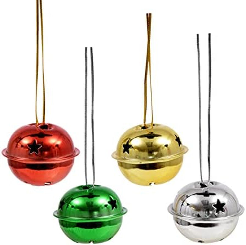 Decorative Miniature Gold Jingle Bells - 9 Count