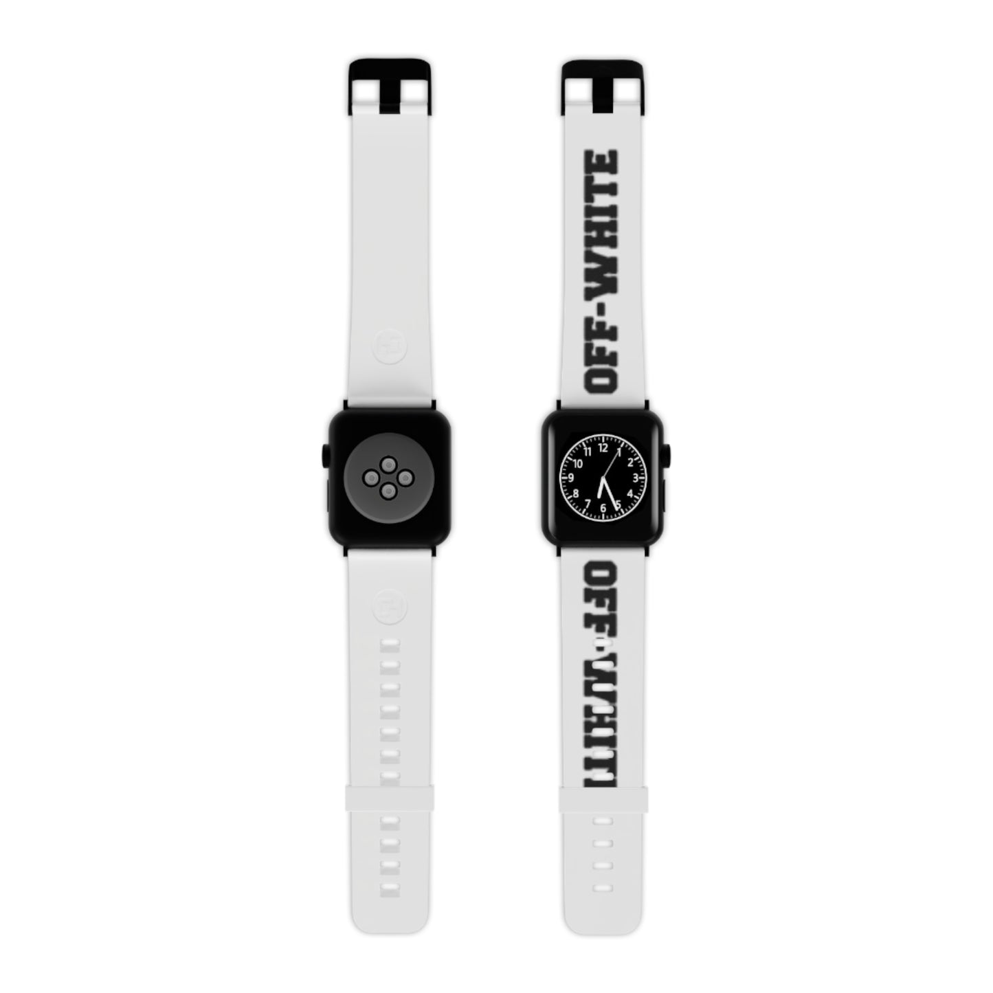 Stylish Off-White Inspired Apple Watch Band - Trendy Accessory for Fashion Enthusiasts