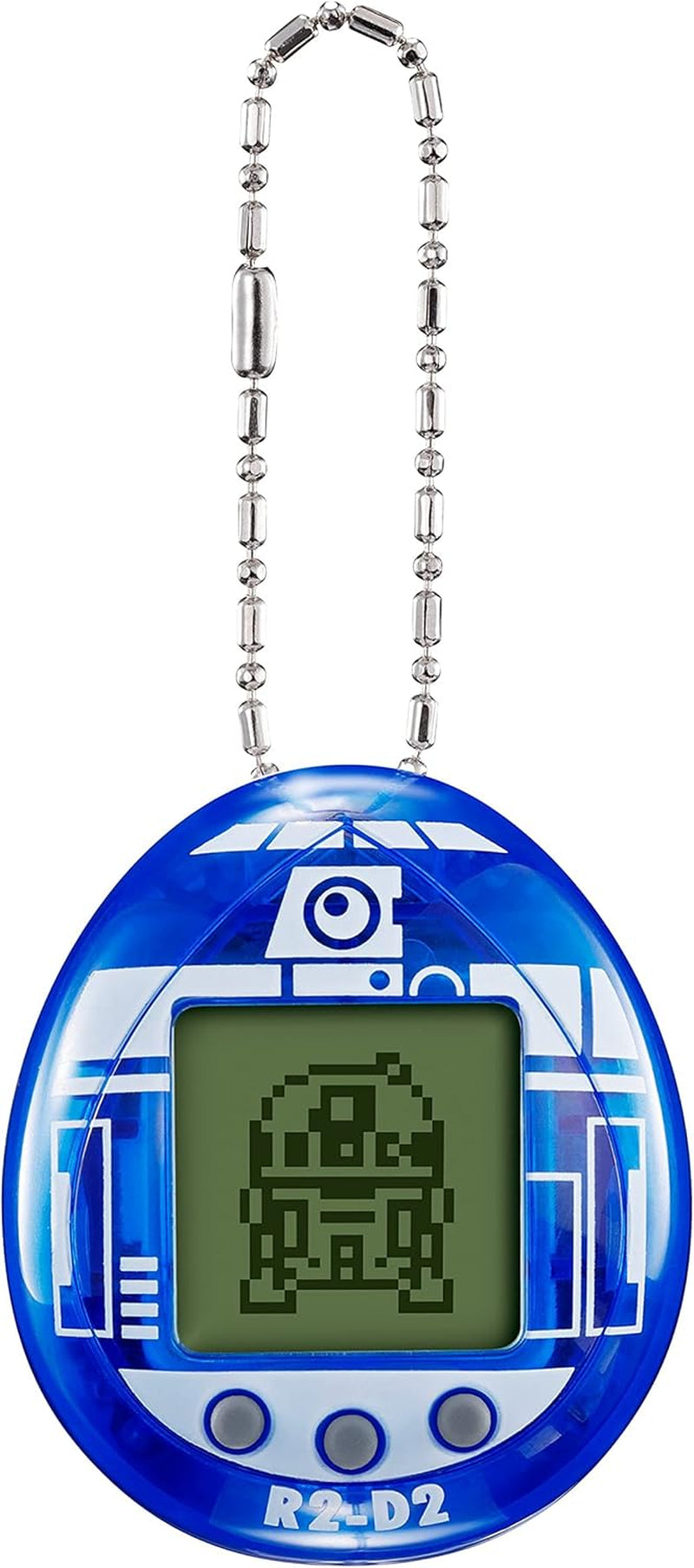 TAMAGOTCHI 88822 Star Wars R2D2 Virtual Pet Droid with Mini-Games, Animated Clips, Extra Modes and Key Chain, Multicolour BanUK