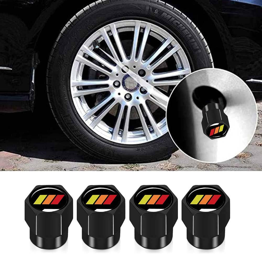 4Pack Aluminum Alloy Car Tire Valve Stem Caps Cover Fit for Toyota Tacoma 4Runner Tundra Rav4 Highlander Accessories for Men Women
