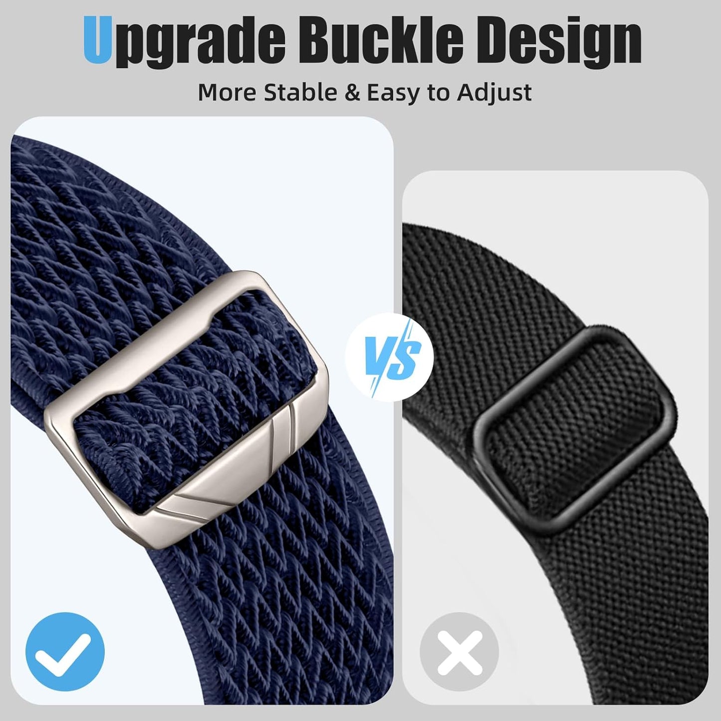 Nylon Sport Band Compatible with Apple Watch Ultra 2/Ultra Band,Compatible with Apple Watch Bands for Men 49Mm 45Mm 44Mm 42Mm,Adjustable Stretchy Solo Loop Strap for Iwatch Series 9-1 SE