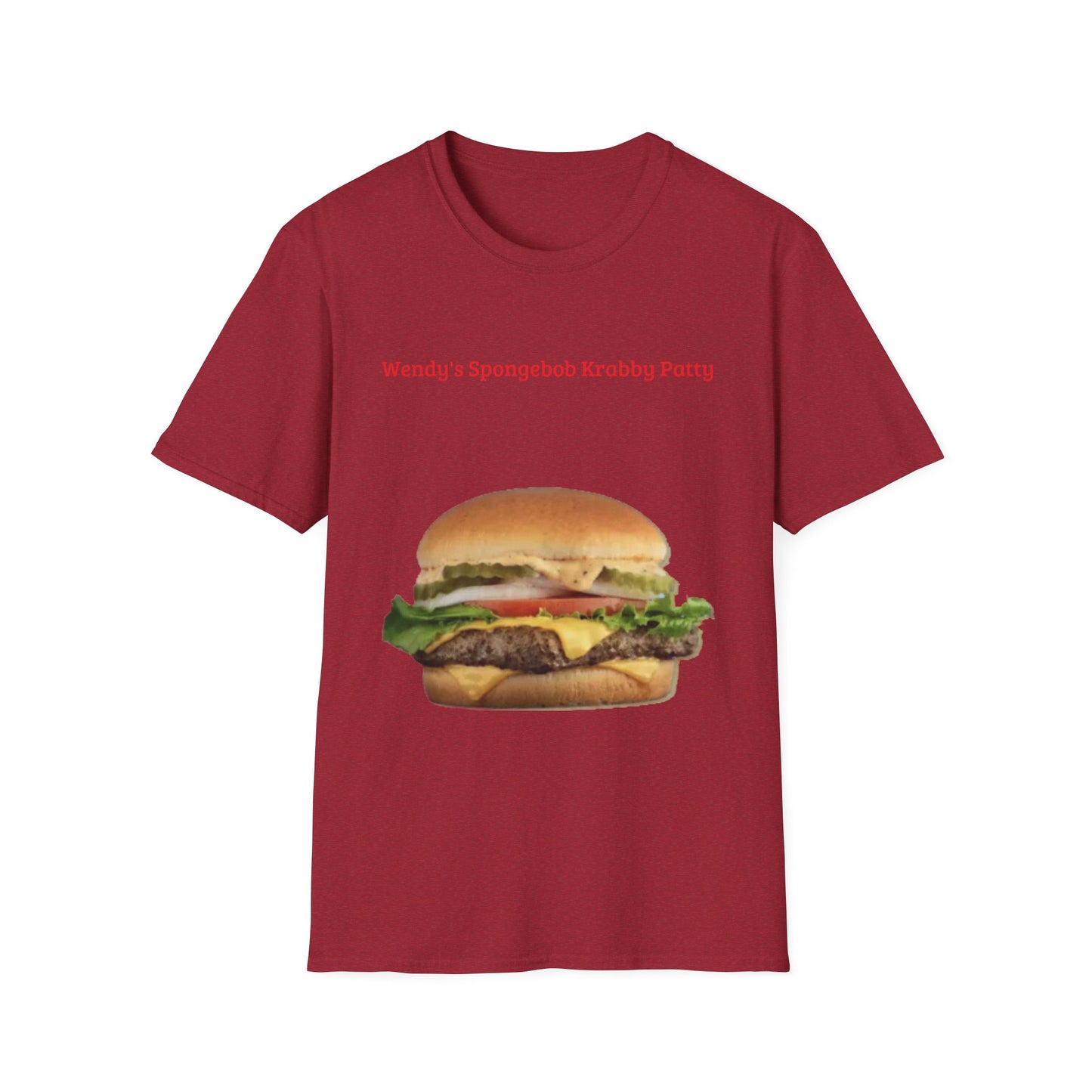 Wendy's Spongebob Krabby Patty Unisex Softstyle T-Shirt
