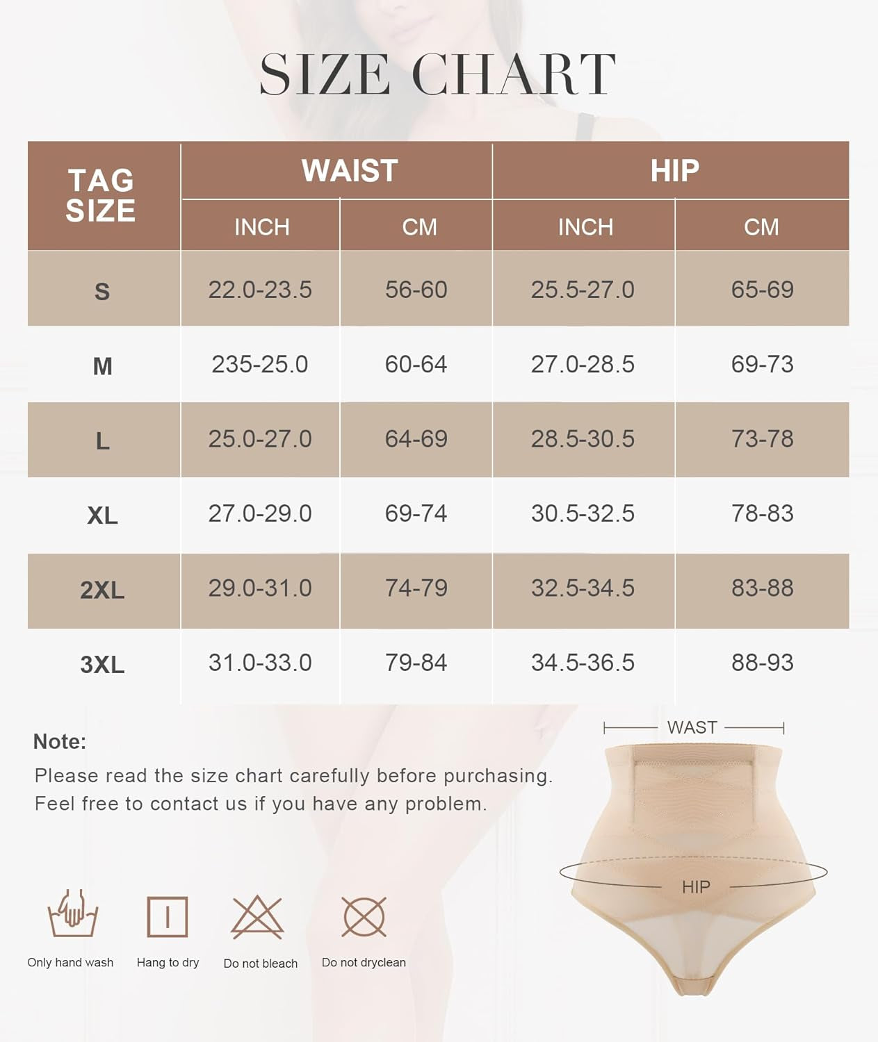 Tummy Control Thong Shapewear for Women-High Waisted Body Shaper Thong Panties Girdle Seamless Compression Underwear
