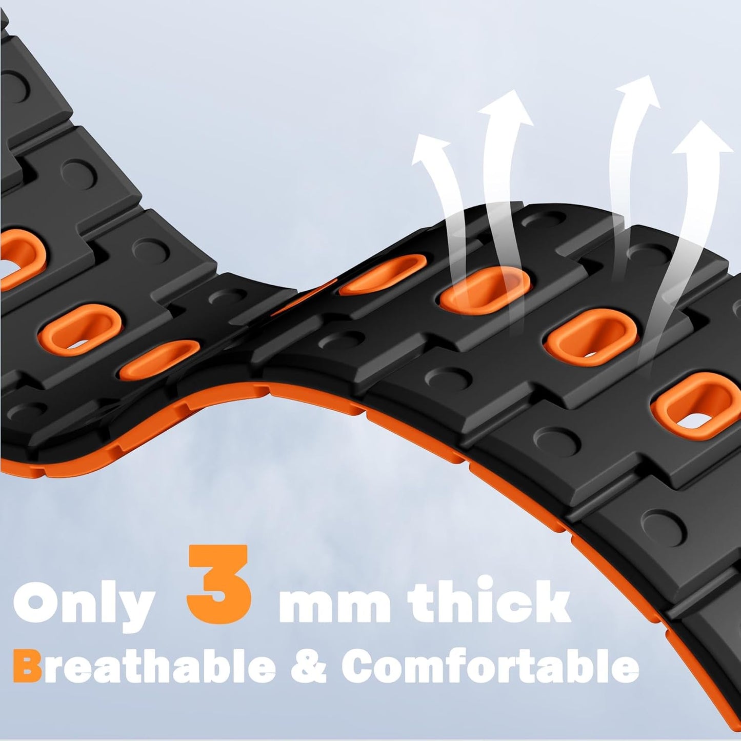 R-Nylon Fidlock Magnetic Buckle Band and Magnetic Watchband Compatible with Apple Watch Ultra Band - Durable Bands for Iwatch Series 10 46Mm, 9/8/7 45Mm, SE/6/5/4 44M