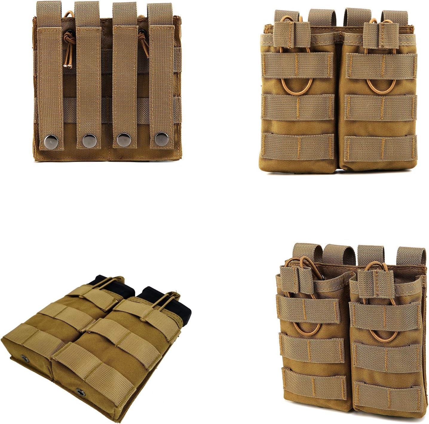 Tactical Outdoor Triple M4/M16 Open Top Mag Pouch