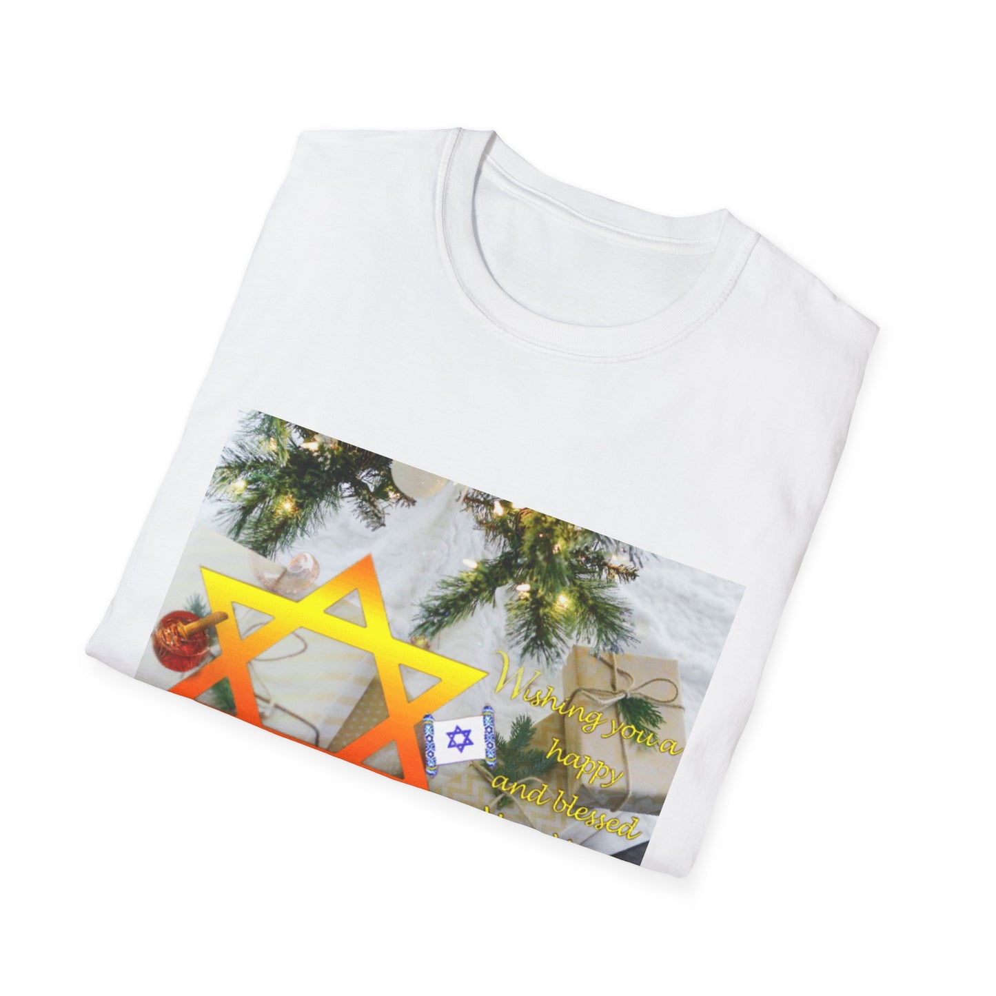 Rosh hashanah jewish new year celebration Unisex Softstyle T-Shirt