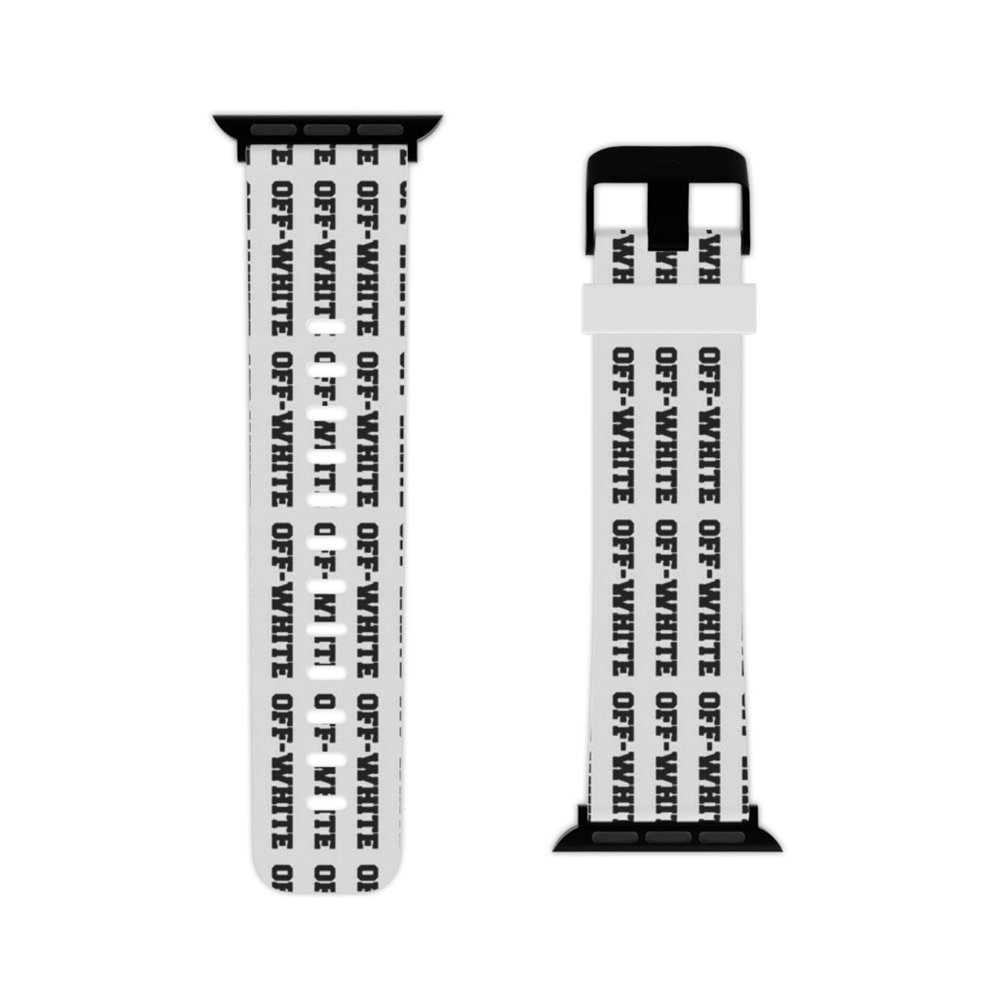 Stylish Off-White Inspired Apple Watch Band | Trendy Accessory for Everyday Wear