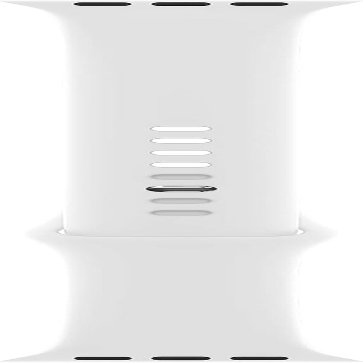 SBC1 Sport Band Compatible with Apple Watch Bands for Women Ultra Se 49Mm 45Mm 44Mm 42Mm 41Mm 40Mm 38Mm Men Series 9 8 7 6 5 4 3 2 1 Iwatch Strap Silicone White