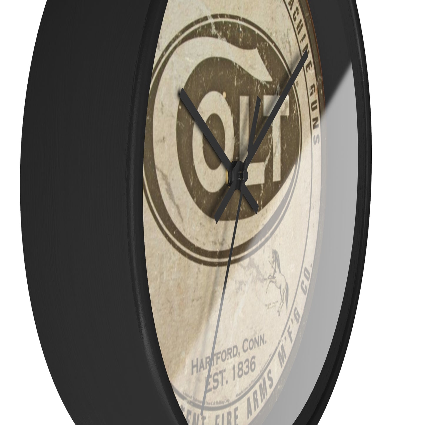 Colt REVOLVERS PISTOLS MACHINE GUNS Wall Clock