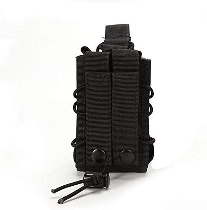 Tactical Molle Magazine Pouch Open-Top Single Pistol Mag Pouch AR/M4/M16 Cartridge Clip Pouch Hunting Bag