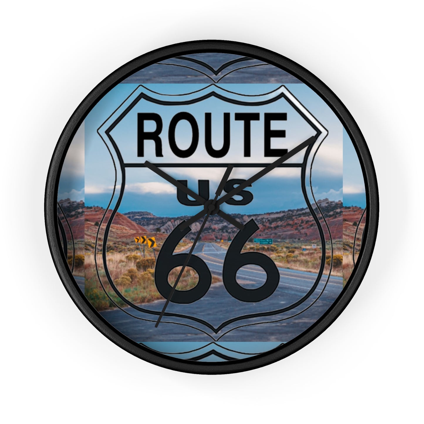 US ROUTE 66 HIGHWAY Wall Clock