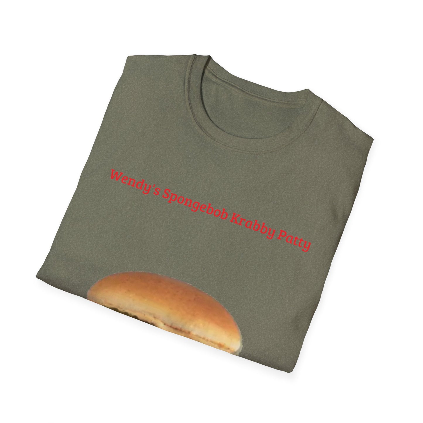 Wendy's Spongebob Krabby Patty Unisex Softstyle T-Shirt