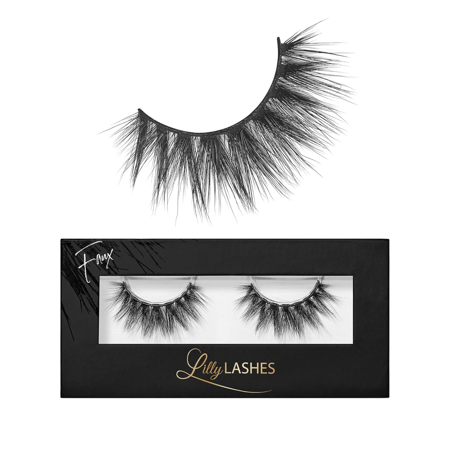 3D Mykonos Flare Faux Mink Strip Eyelashes, False Eyelashes Dramatic Look, Reusable False Lashes, Fake Lashes Pack, Lash Strips with Luxury Silk like Fibers, No Lash Glue Included