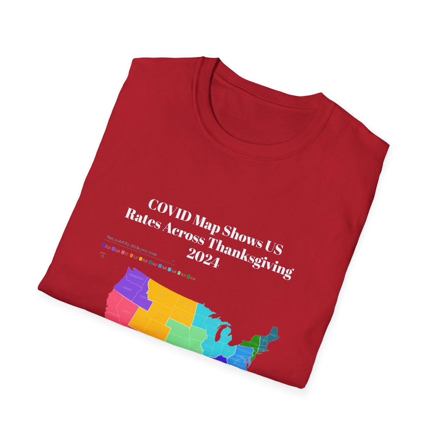 Thanksgiving COVID Map T-Shirt