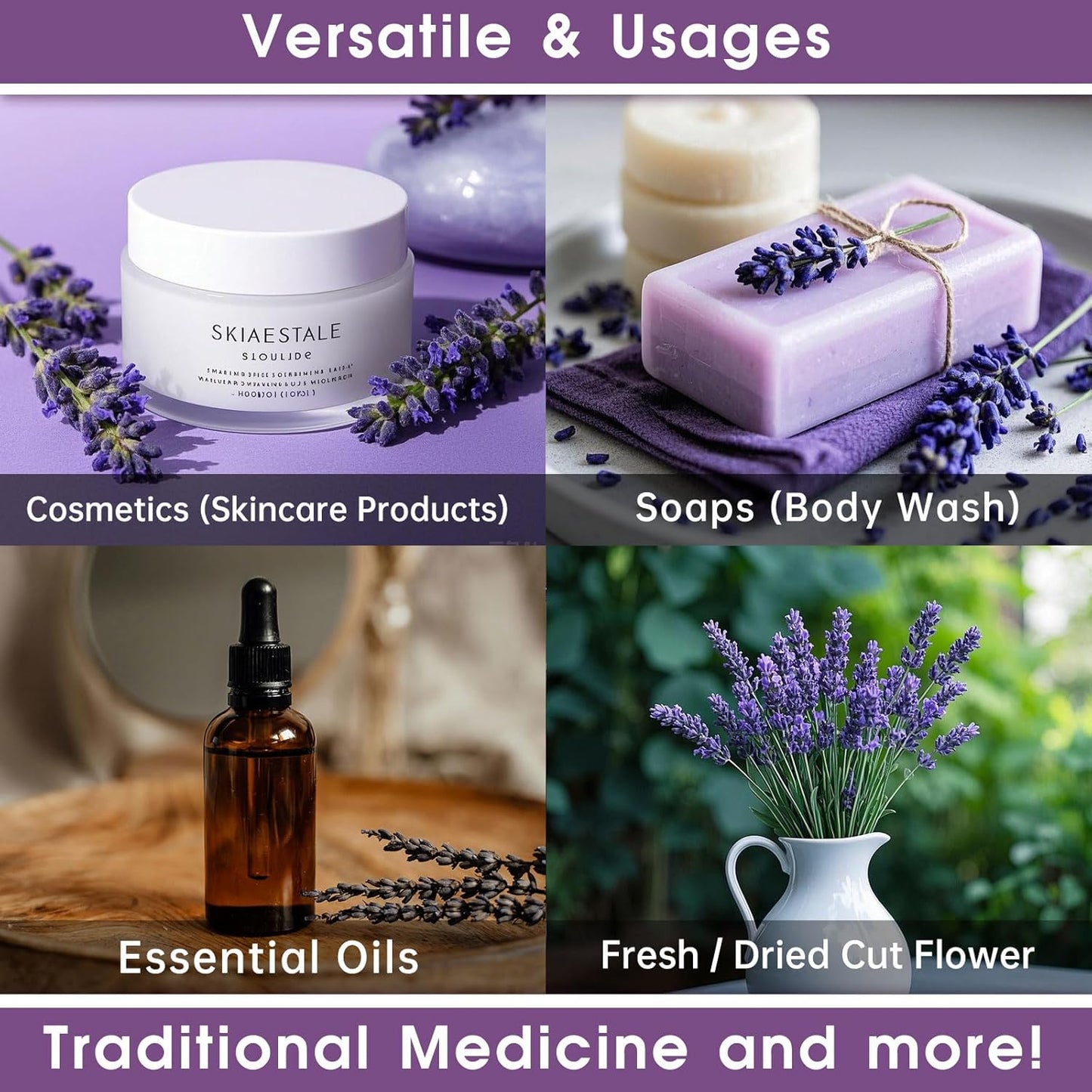 2000 Lavender Seeds for Planting Organic Lavandula Angustifolia, Non-Gmo Perennial Flowering Lavender Plants for Outdoors & Indoor Garden, Suitable for Gardening Enthusiasts TLBH