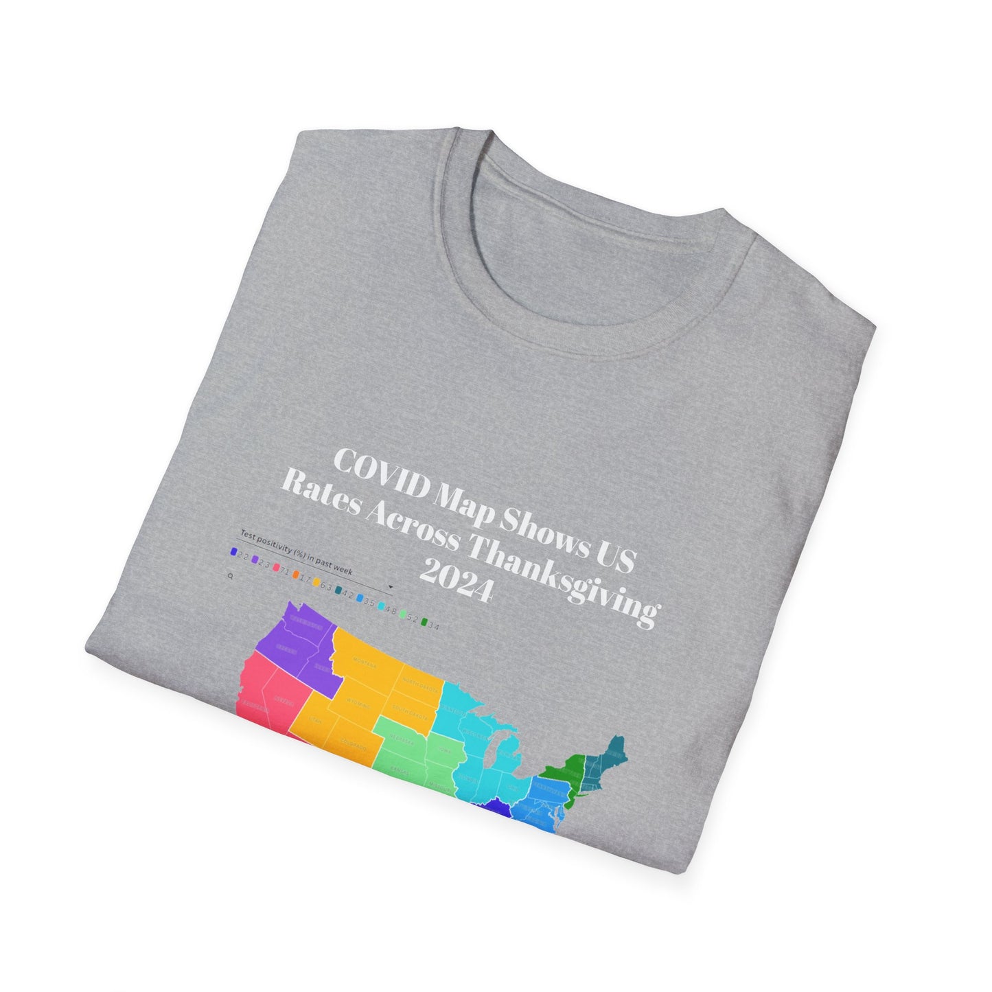 Thanksgiving COVID Map T-Shirt