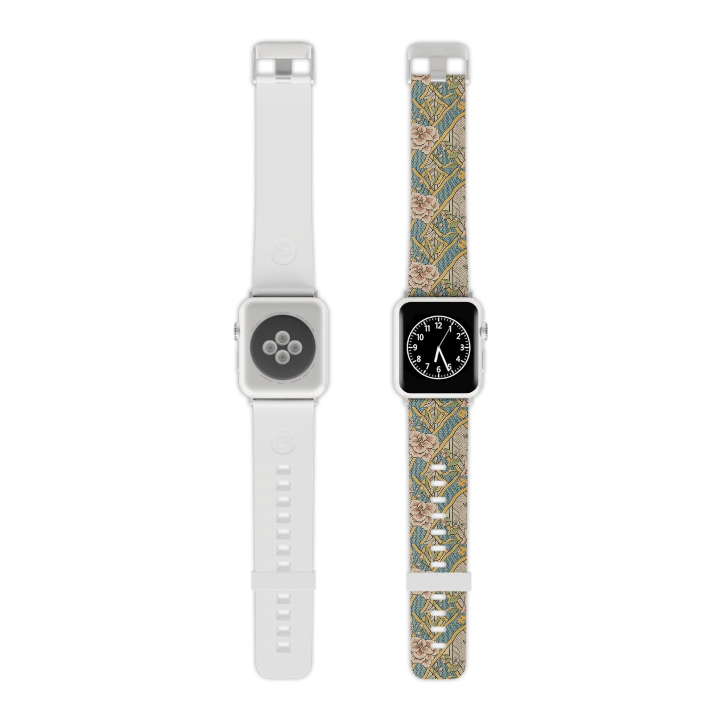 Floral Pattern Apple Watch Band - Stylish & Comfortable Strap