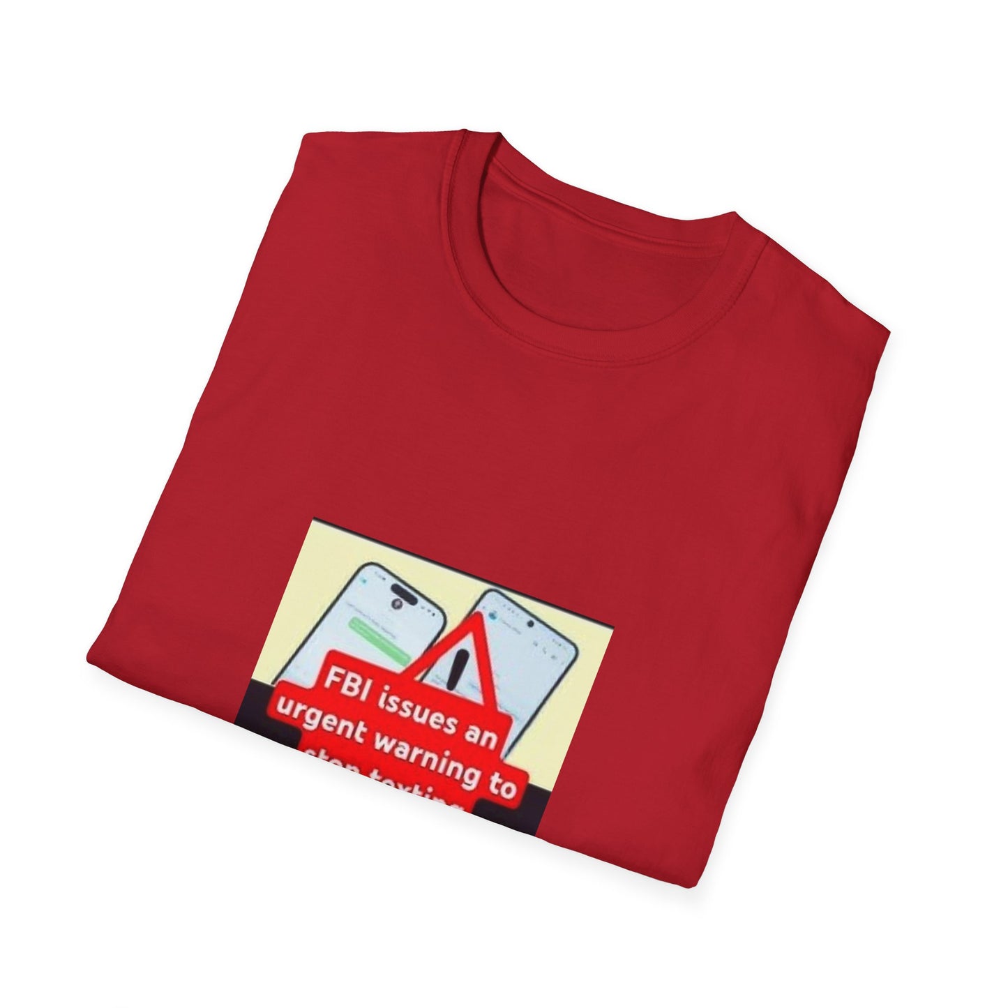 #fbi issues an #urgent #warning to stop #texting between an #apple #iphone and #android #phone Unisex T-Shirt