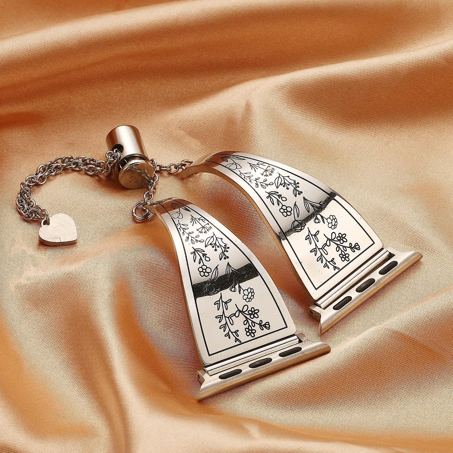 Compatible with Apple Watch Band 38Mm 40Mm 41Mm 42Mm 44Mm 45Mm,Stainless Steel Bangle Bracelet Band for Iwatch Series