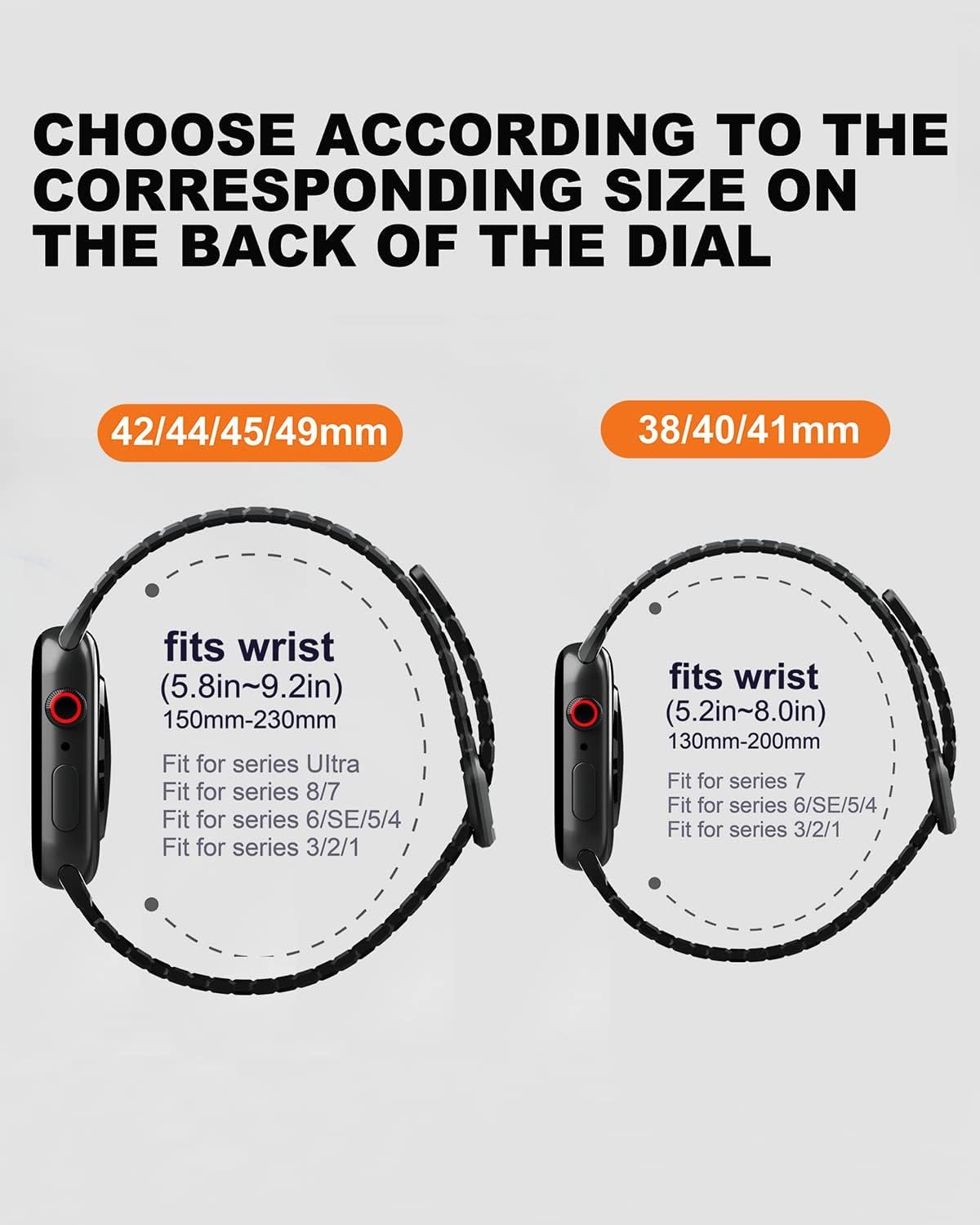 Smartwatch Bands Compatible with Apple Watch Band 49Mm 45Mm 44Mm 42Mm 41Mm 40Mm 38Mm for Men Women, Sport Nylon Band, Silicone Watch Band, Magnetic Strap for Iwatch Ultra Series 8/SE/7/6/5/4/3/2/1
