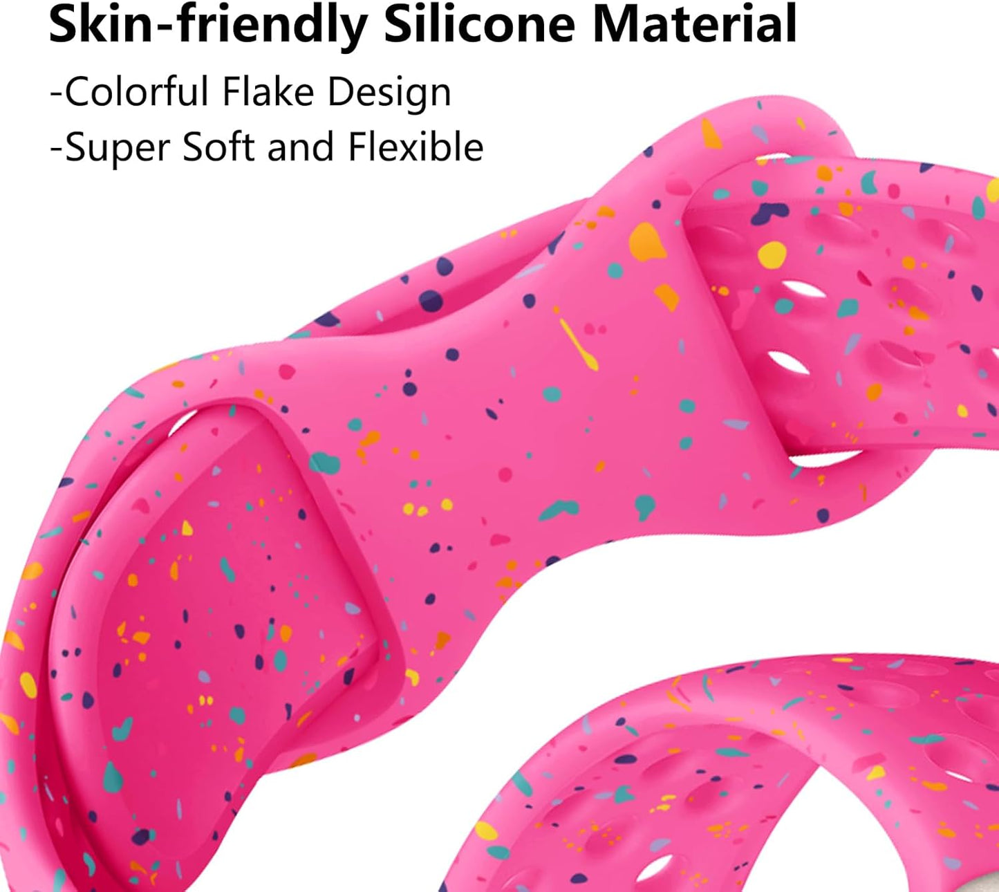Sport Bands for Apple Watch Band 40Mm 38Mm 41Mm 44Mm 45Mm 42Mm 49Mm, Soft Silicone Wristband for Women Men, Waterproof Sport Strap for Iwatch Series 9 8 7 6 SE 5 Ultra 4 3 2
