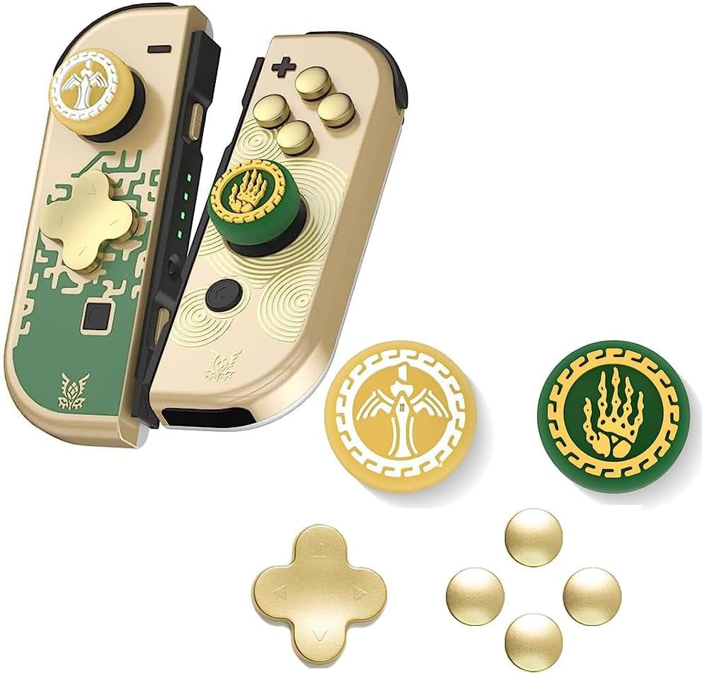 Switch Thumb Grips Caps, Cute Kitty Joystick Caps for Nintendo Switch/Lite/Switch OLED, 4 PCS Thumbstick Cover, Analog Stick Button Cover for NS Joycon Controller Accessories,Strawberry