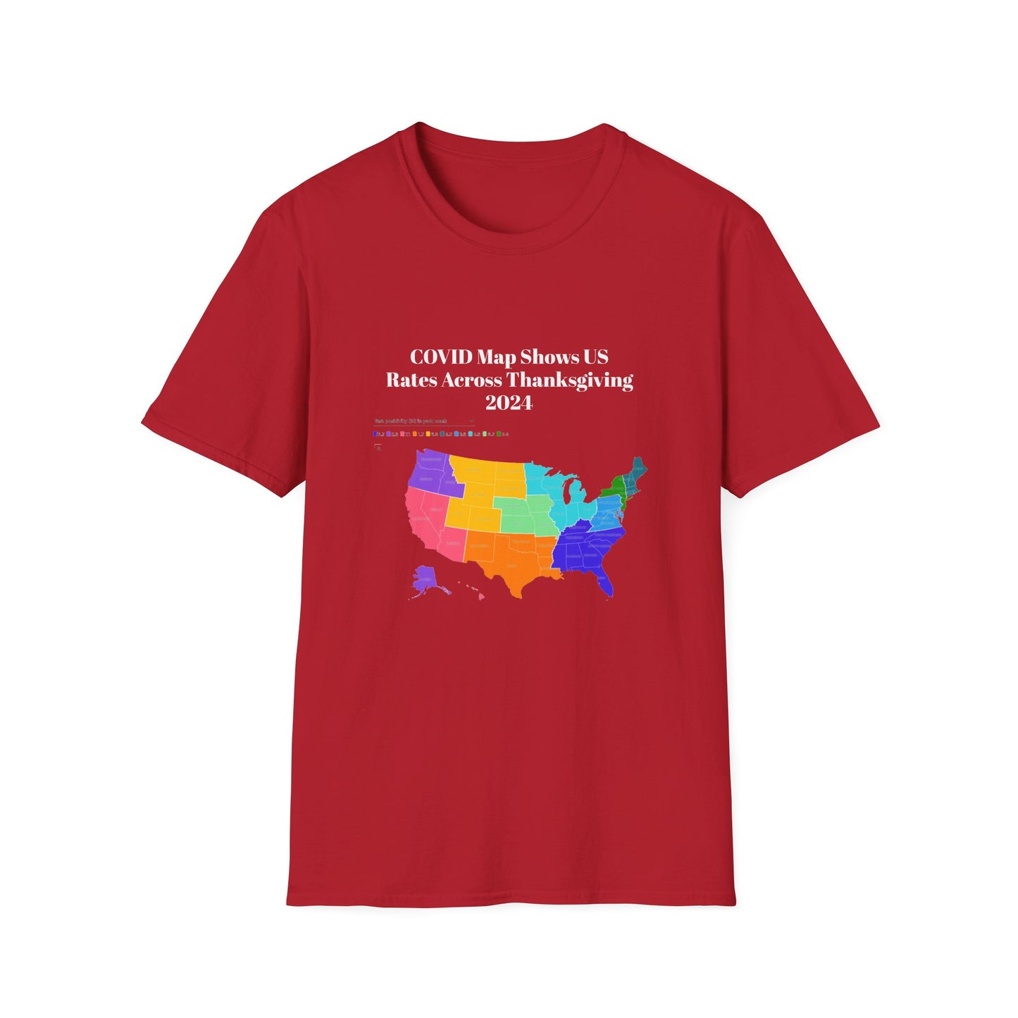 Thanksgiving COVID Map T-Shirt