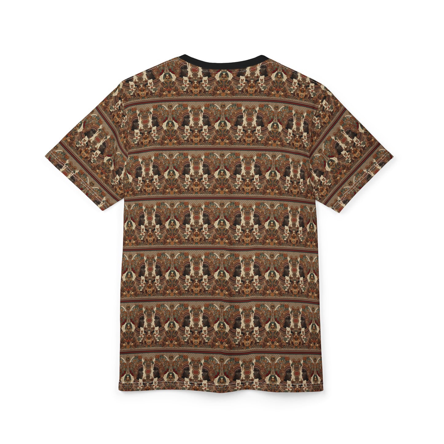 Stylish Unisex Cut & Sew Tee with Unique Pattern - Perfect for Casual Wear and Gift Giving