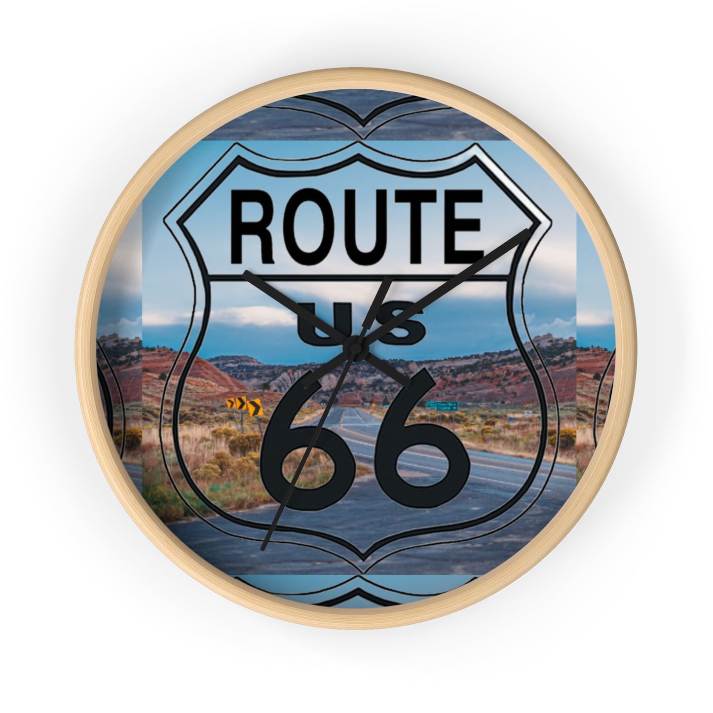 US ROUTE 66 HIGHWAY Wall Clock