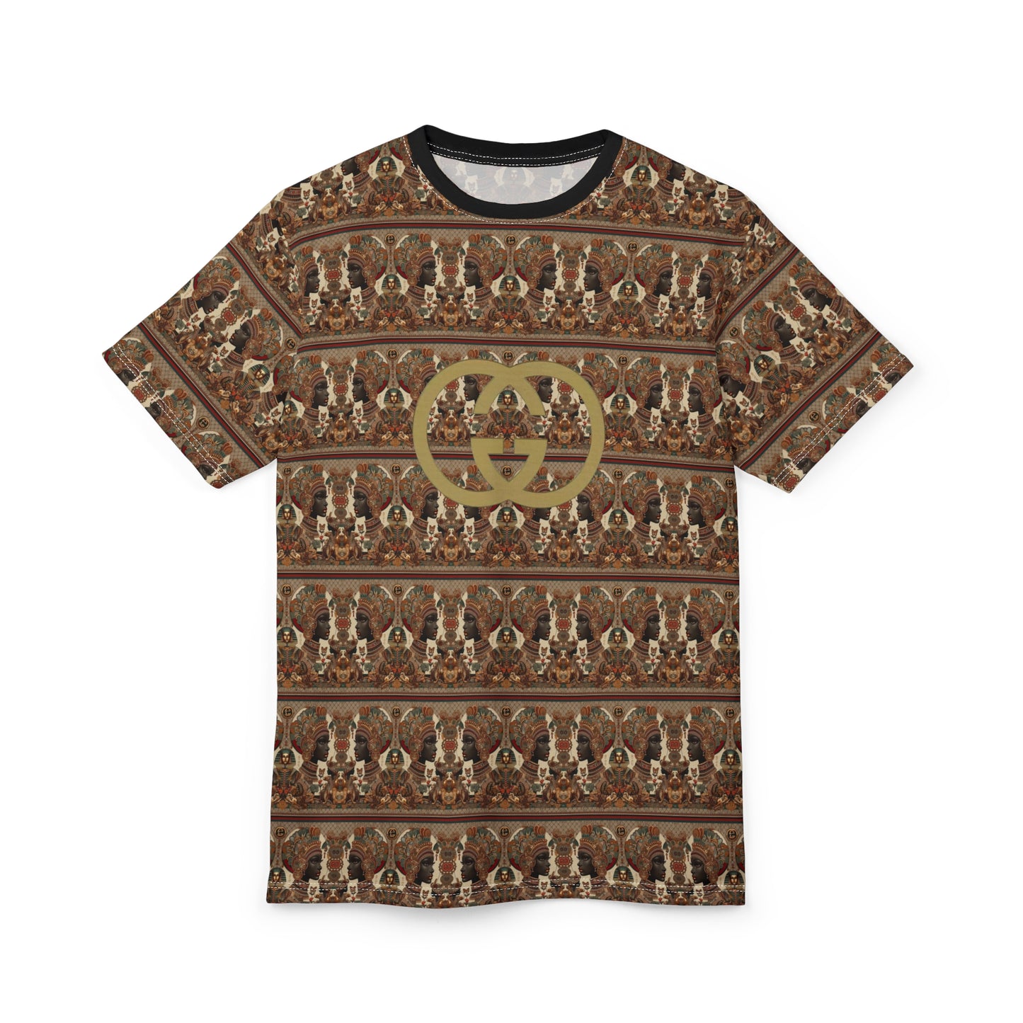 Stylish Unisex Cut & Sew Tee with Unique Pattern - Perfect for Casual Wear and Gift Giving